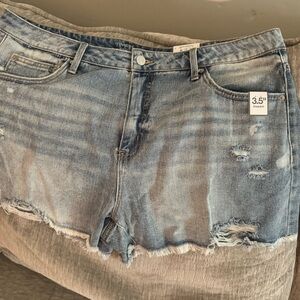 Time and Tru Light Blue Jean Shorts